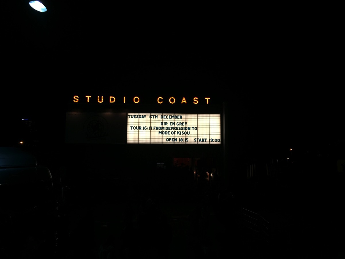 【LIVEレポ】DIR EN GREY TOUR16-17 FROM DEPRESSION TO ________ [mode of 鬼葬]＠新木場スタジオコースト